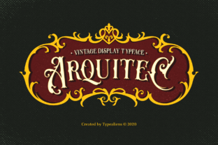 Arquitec: A Playful Nostalgic Font for Editorial Design