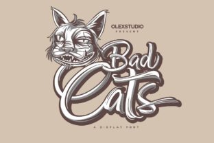Bad Cats: A Playful Font for Editorial Design