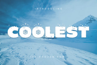 Coolest: A Winter-Inspired Font for Modern Branding