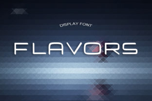 Flavors: A Modern Display Font for Editorial Design