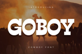 Go Boy: A Modern Display Font for Editorial Design
