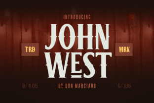 John West Font for a Wild West Branding Project