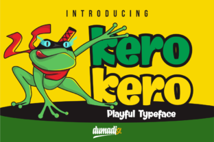 Kero Kero: A Playful Display Font for Digital Creativity