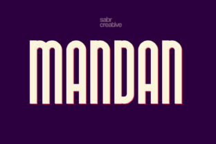 Mandan: A Display Font for Editorial Elegance