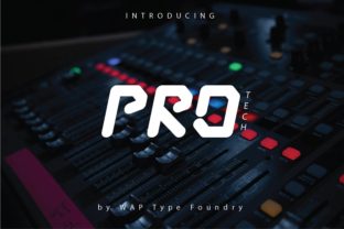 Pro Tech: The Font That Elevates Your Brand