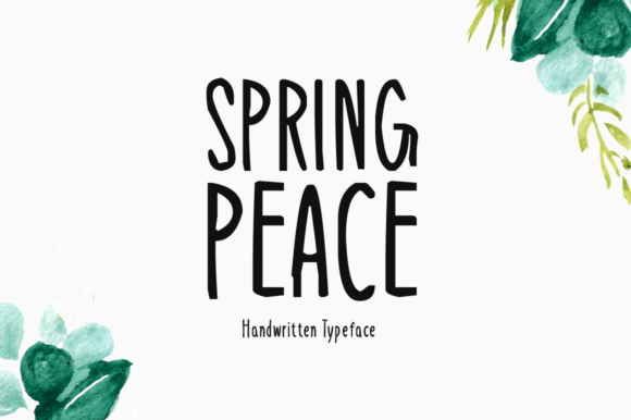 Spring Peace Font Review for Design Projects