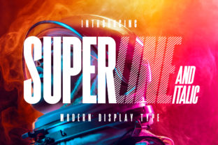 SuperLine: A Modern Font for Small Business Branding