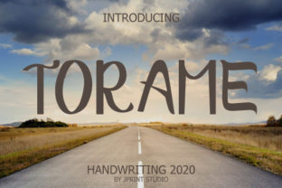 Torame Font for Handmade Creations